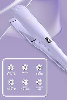ホワイト ストレートヘアアイロン 温度調節機能 楽天市場】【正規販売店&海外対応】ヘアアイロン ストレート